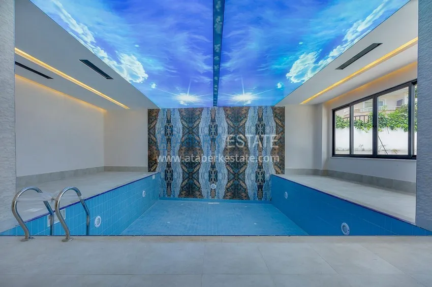 1+1 apartment in Mahmutlar with furniture and mountain views 16 