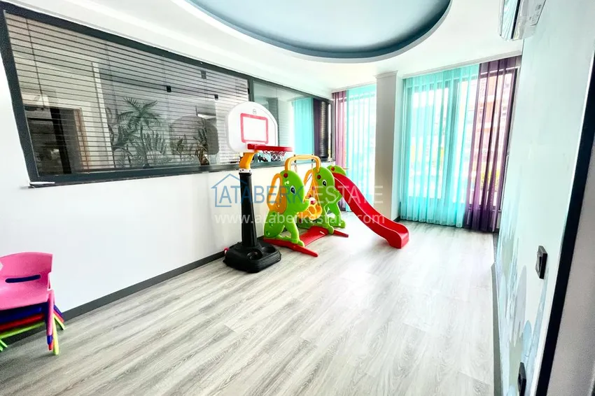 Garden duplex with modern interiors in a new residential complex, Oba district, Alanya 16 