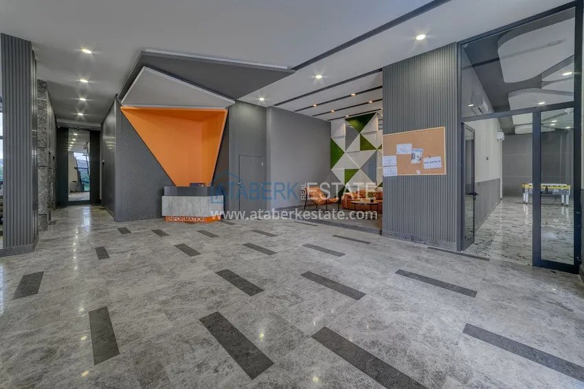 One bedroom apartment with new furniture in the center of Mahmutlar, Saturday Market District 19 