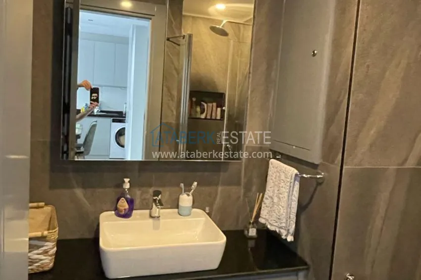 Purchase  Furnished 1+1 apartment in the center of Alanya, in a luxury complex  17 