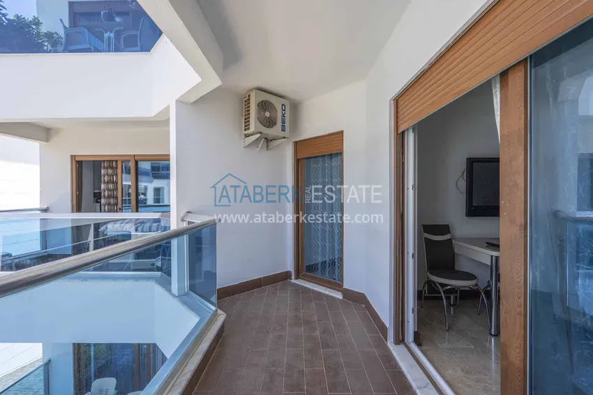 Purchase  Apartment in Kestel in a complex on the banks of a mountain river with furniture 11 