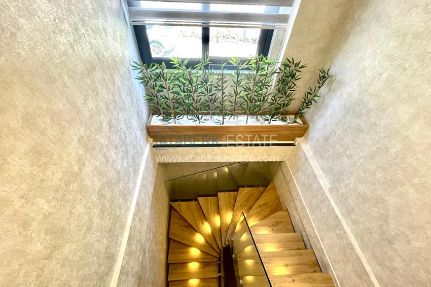 Purchase Garden duplex with modern interiors in a new residential complex, Oba district, Alanya 20 