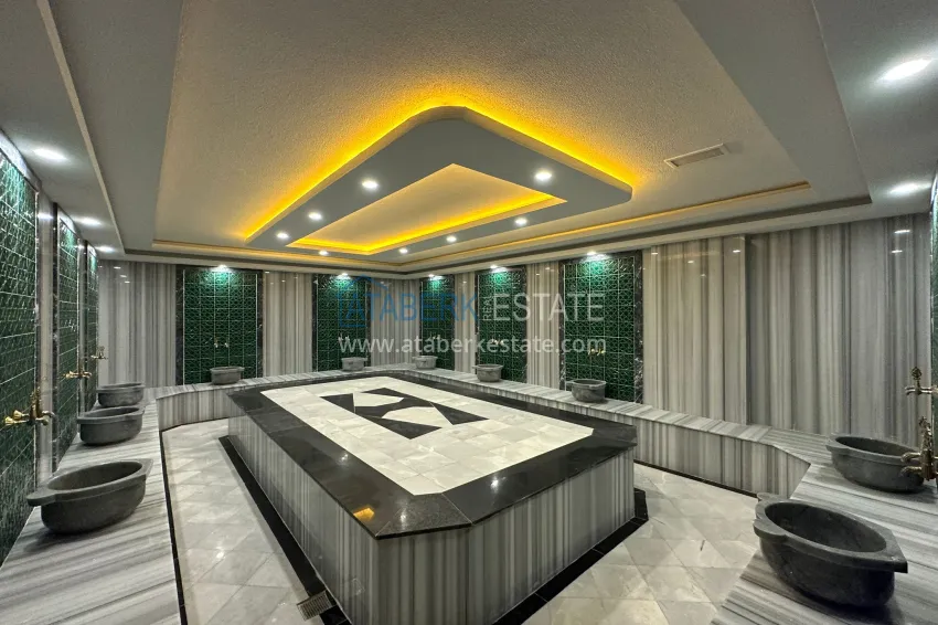 Fully furnished apartments with a convenient layout in Alanya — Oba district 18 