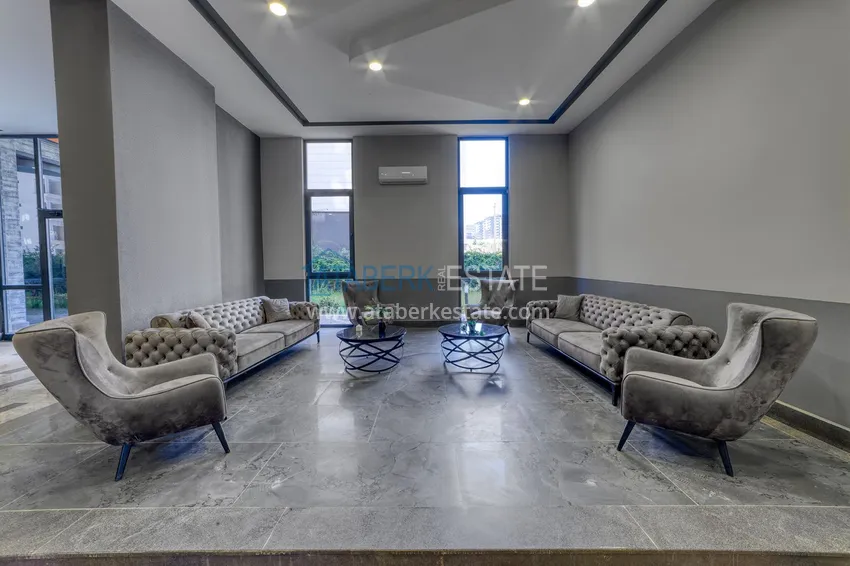 Furnished two-bedroom apartment in the center of Mahmutlar, Saturday Market District 20 