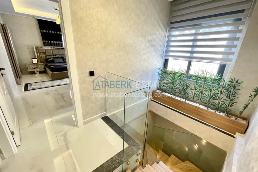 Purchase Garden duplex with modern interiors in a new residential complex, Oba district, Alanya 21 