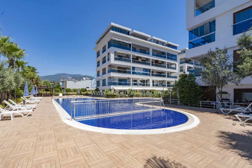 Apartment in Kestel in a complex on the banks of a mountain river with furniture 1 