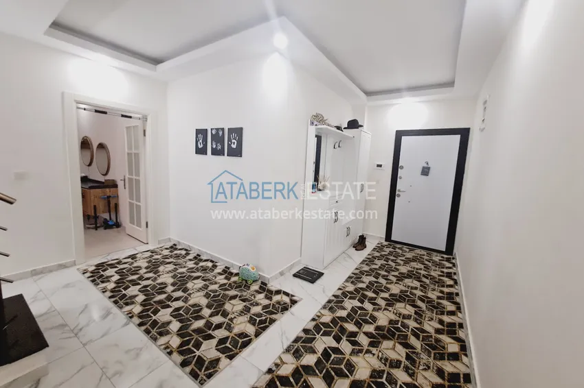 Purchase  Furnished duplex penthouse with separate kitchen in Alanya, Mahmutlar district 1 