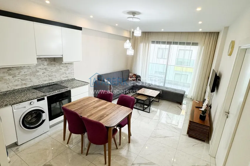 Purchase  One-bedroom apartment for rent in the center of Alanya in a comfortable residential complex  1 