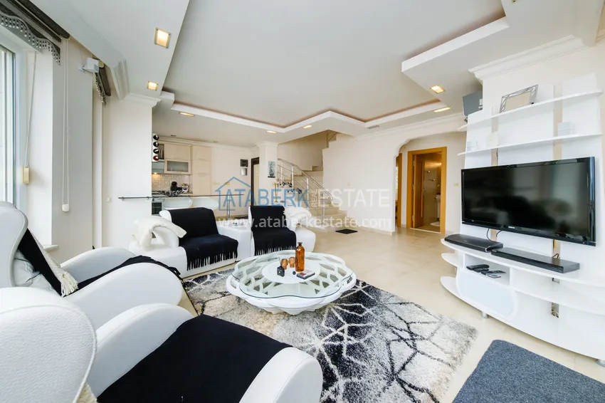 Purchase  Spacious furnished duplex with views in the prestigious area of Alanya - Bektash 1 