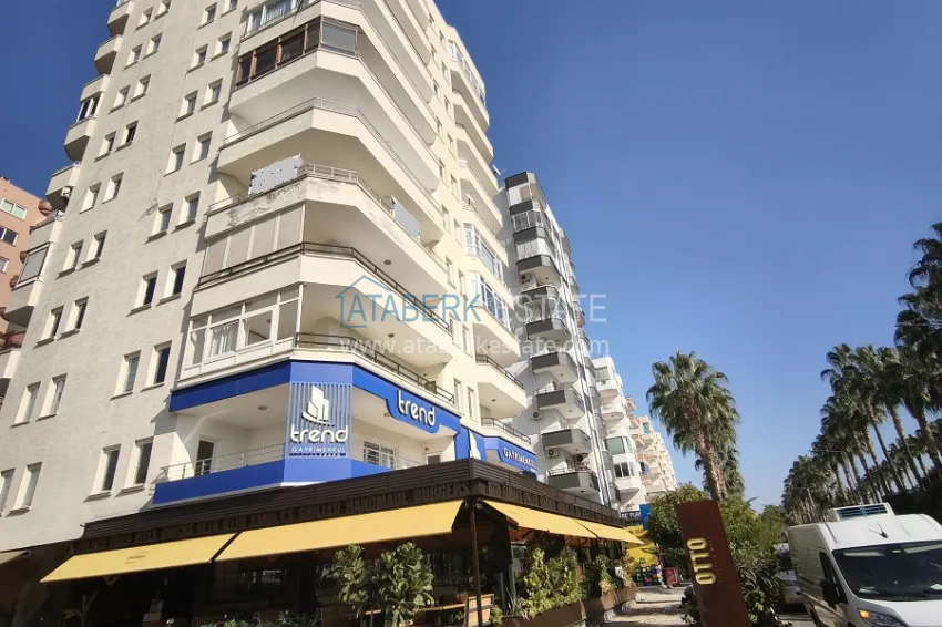 3+1 linear apartment after major repairs on the first line — Mersin, Yenisehir district 2 