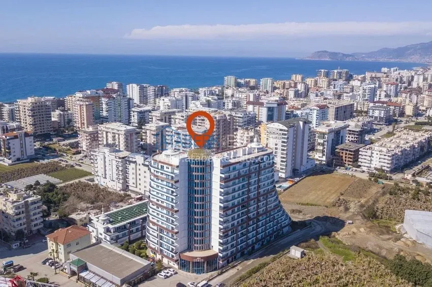 Furnished duplex apartment in Alanya, Mahmutlar in a luxury complex 1 