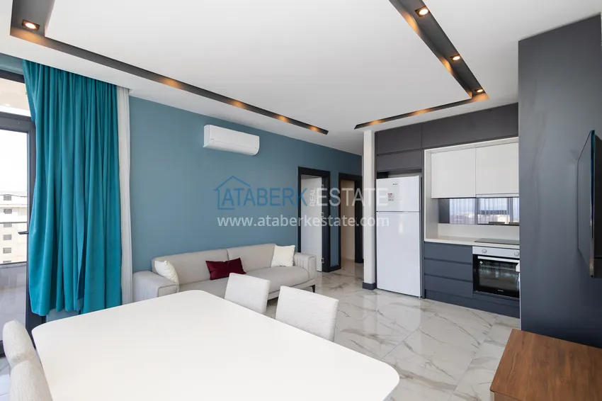 Purchase  Furnished two-bedroom apartment in the center of Mahmutlar, Saturday Market District 3 