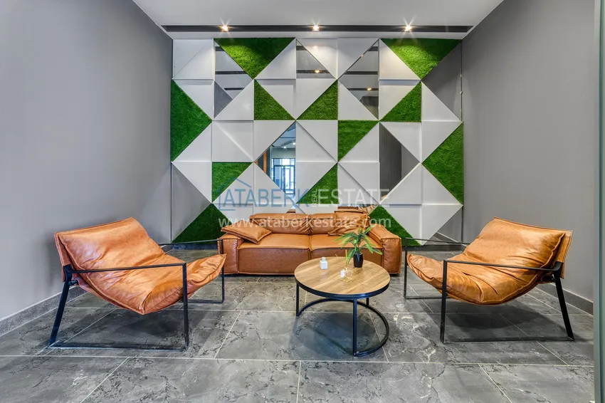 Furnished two-bedroom apartment in the center of Mahmutlar, Saturday Market District 21 