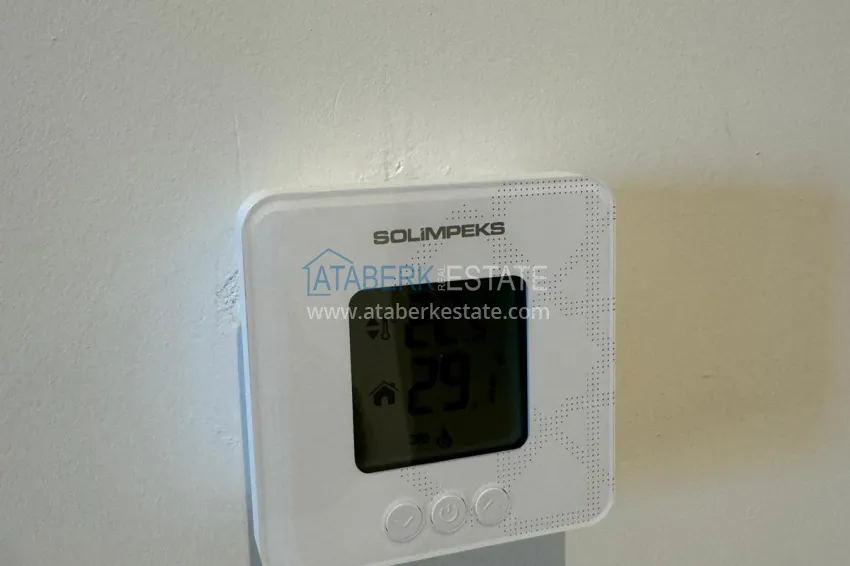 Purchase Semi-detached triplex villa in Kargicak area, furnished in a cottage complex 25 