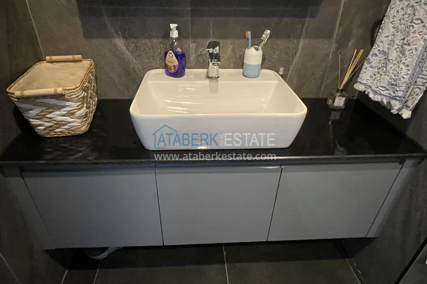 Purchase  Furnished 1+1 apartment in the center of Alanya, in a luxury complex  20 