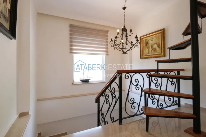 Purchase Gorgeous private villa with panoramic views and guest bungalow in Kestel, Alanya 27 
