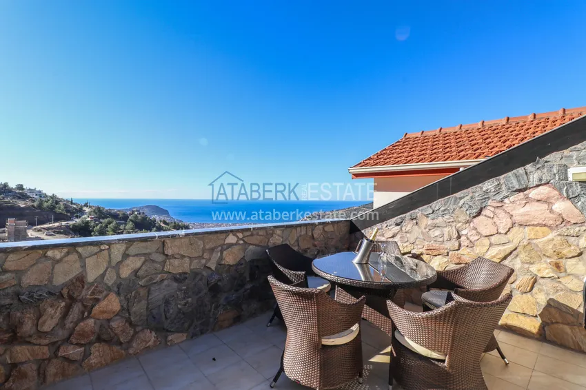 Purchase  Spacious furnished duplex with views in the prestigious area of Alanya - Bektash 27 