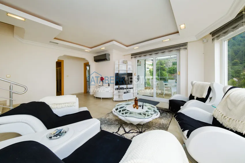 Purchase  Spacious furnished duplex with views in the prestigious area of Alanya - Bektash 2 