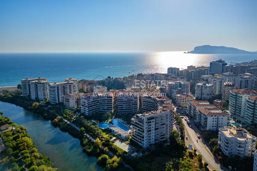 Two-bedroom apartment for a residence permit in the Tosmur district - on the banks of a mountain river 250 meters from the sea 2 