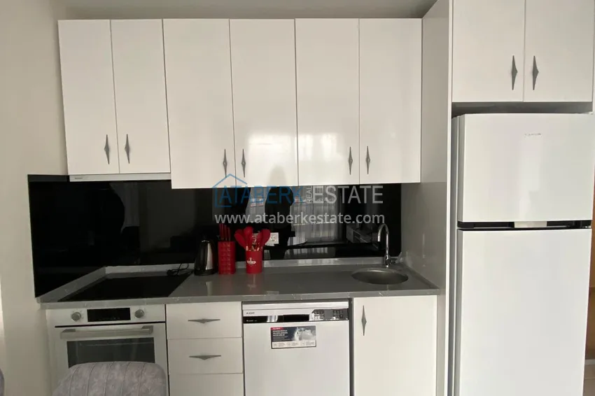 Purchase  Furnished 1+1 apartment for rent in Alanya, Avsallar district No. 81 2 