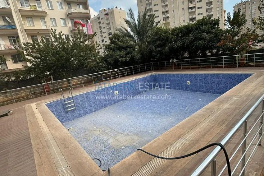 Two-bedroom apartment with a glazed balcony in Mersin, Tomyuk district 2 