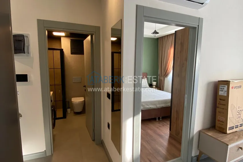 Purchase  One bedroom apartment with furniture for long-term rent in the center of Alanya No. 28 2 