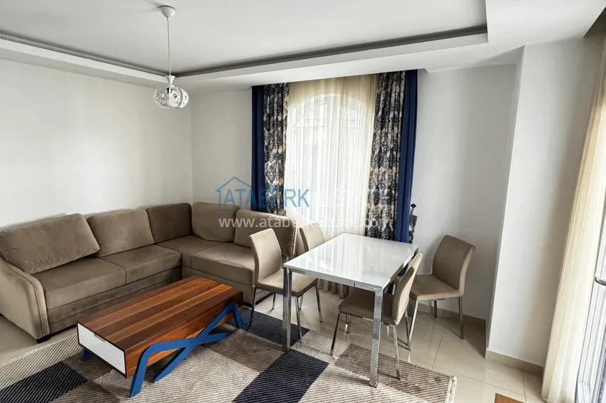 Purchase  Real estate for a residence permit. Turnkey 1+1 apartment in the center of Alanya — Cleopatra beach area 2 