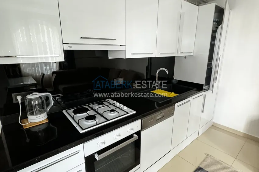 Purchase  Real estate for a residence permit. Turnkey 1+1 apartment in the center of Alanya — Cleopatra beach area 3 