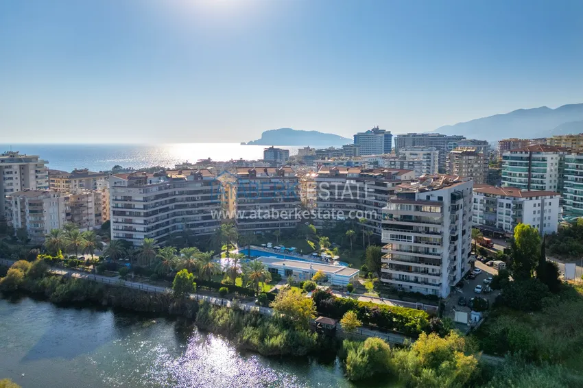 Two-bedroom apartment for a residence permit in the Tosmur district - on the banks of a mountain river 250 meters from the sea 1 