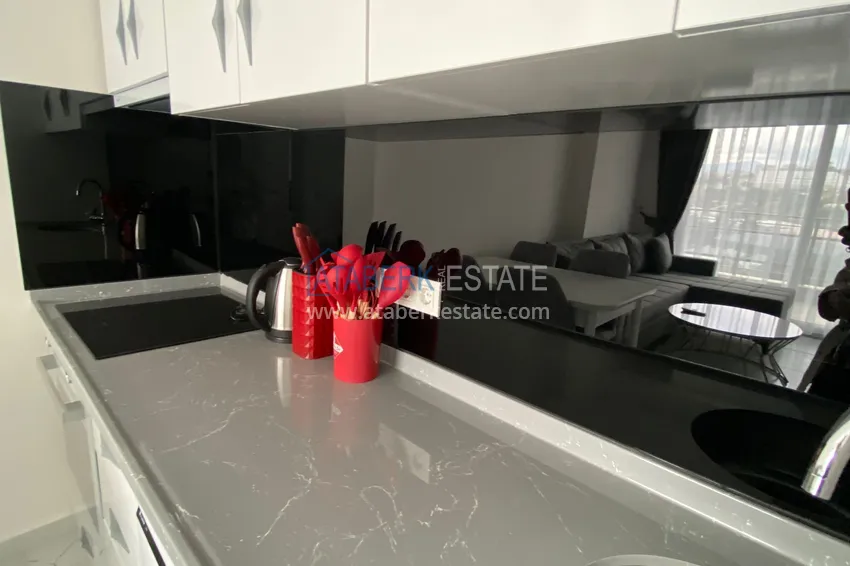 Purchase  Furnished 1+1 apartment for rent in Alanya, Avsallar district No. 81 3 