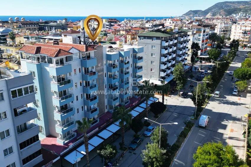 2+1 apartment in Alanya for a residence permit - furnished, Cleopatra beach area - 300 m 3 
