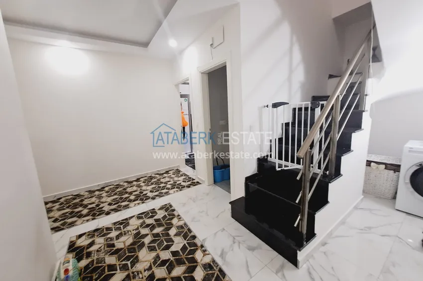 Purchase  Furnished duplex penthouse with separate kitchen in Alanya, Mahmutlar district 3 