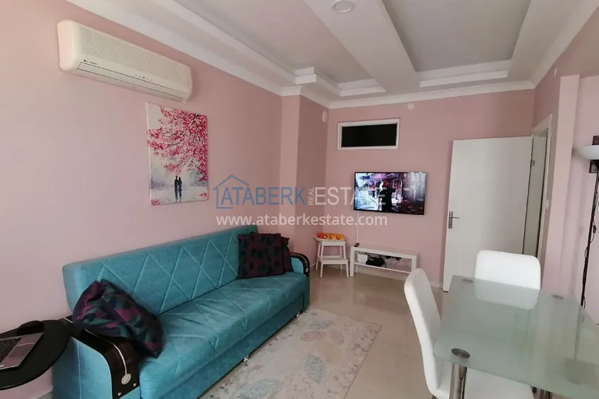 Purchase  Furnished three-room apartment in the center of Alanya — Damlatash district 5 