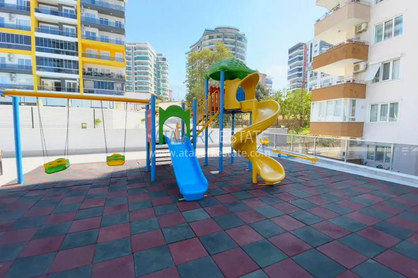 1+1 apartment in Mahmutlar with furniture and mountain views 5 