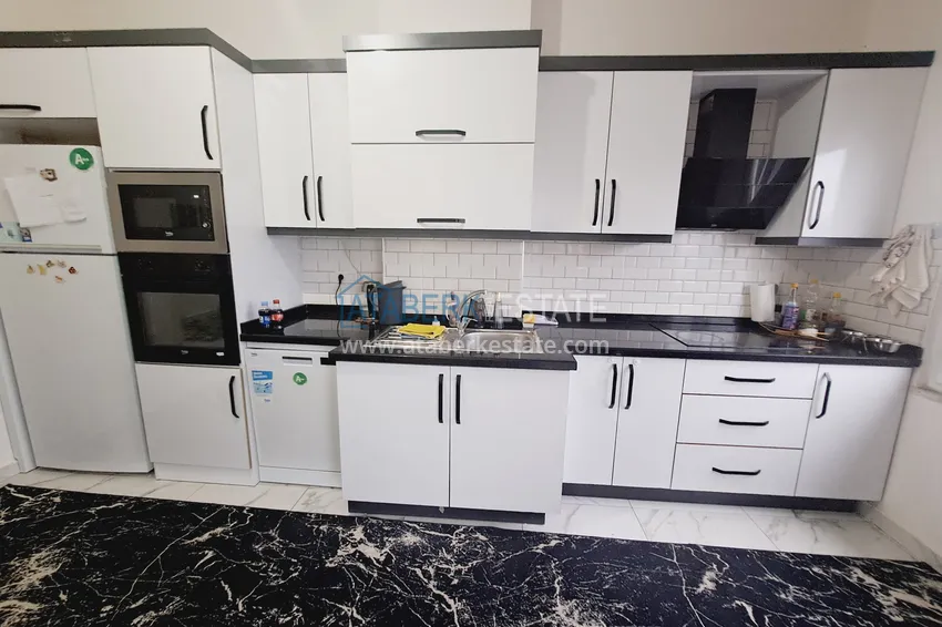 Purchase  Furnished duplex penthouse with separate kitchen in Alanya, Mahmutlar district 5 