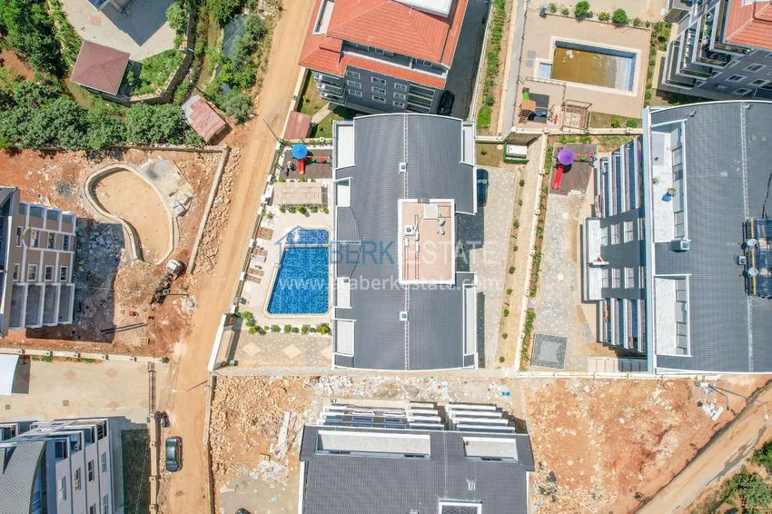 Garden duplex with modern interiors in a new residential complex, Oba district, Alanya 6 