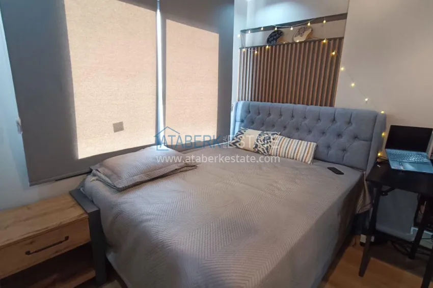 Purchase Turnkey one-bedroom apartment with a glazed balcony from the owner in the center of Mezitli 6 