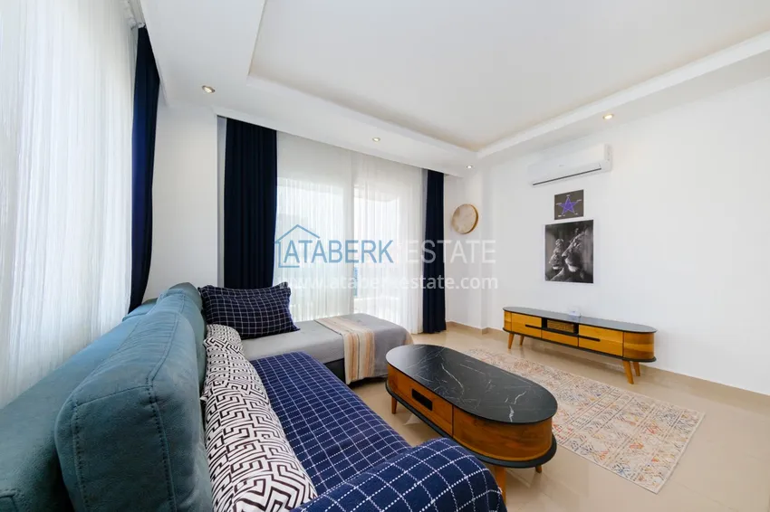 Purchase  Turnkey one-bedroom apartment with mountain views in Alanya, Kestel district  8 