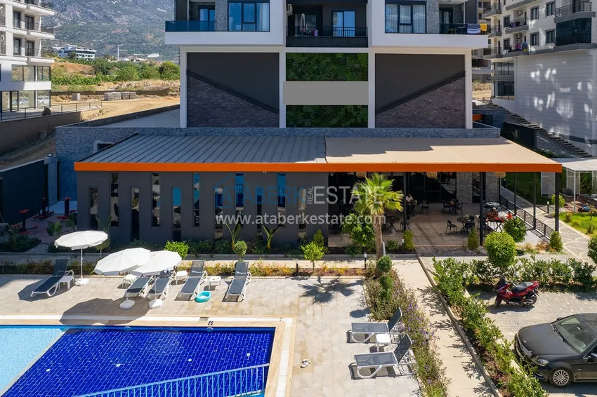 Furnished two-bedroom apartment in the center of Mahmutlar, Saturday Market District 6 