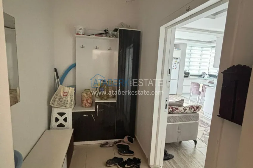 Purchase Two-bedroom apartment with a glazed balcony in Mersin, Tomyuk district 1 