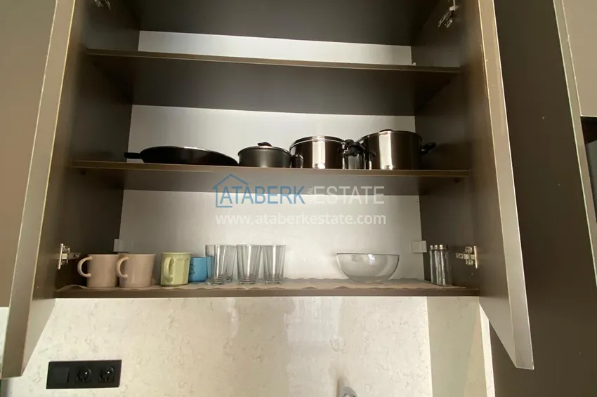 Purchase  One bedroom apartment with furniture for long-term rent in the center of Alanya No. 28 6 