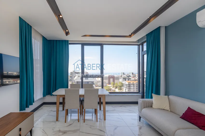 Purchase  Furnished two-bedroom apartment in the center of Mahmutlar, Saturday Market District 8 