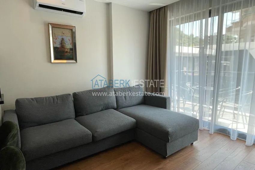 Purchase  Furnished 1+1 apartment in the center of Alanya, in a luxury complex  7 