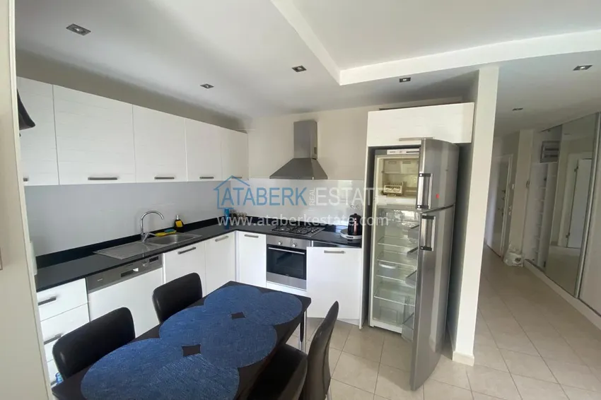 Purchase  Furnished three-room apartment in Oba, Alanya 8 