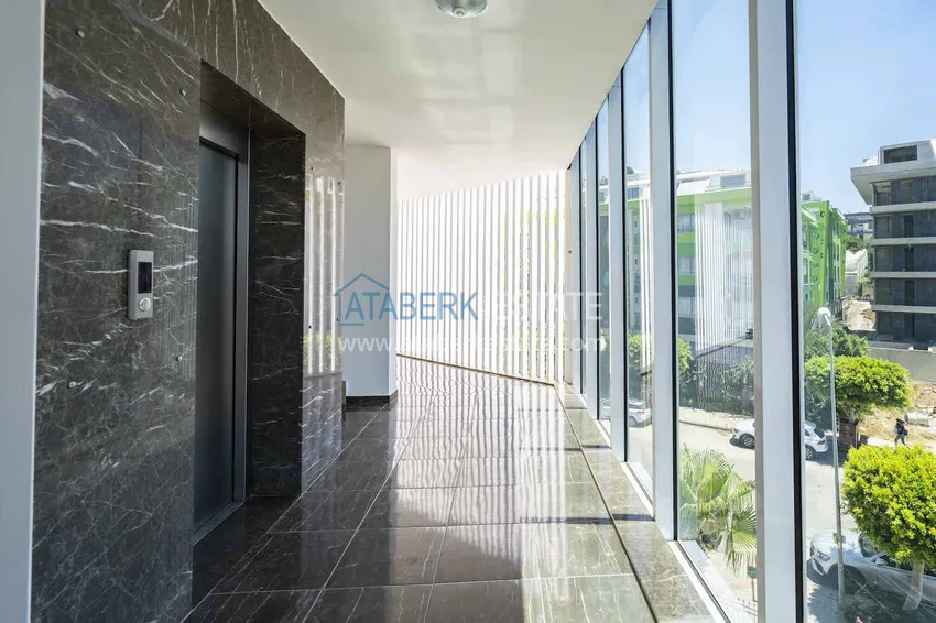 Apartment in Kestel in a complex on the banks of a mountain river with furniture 7 