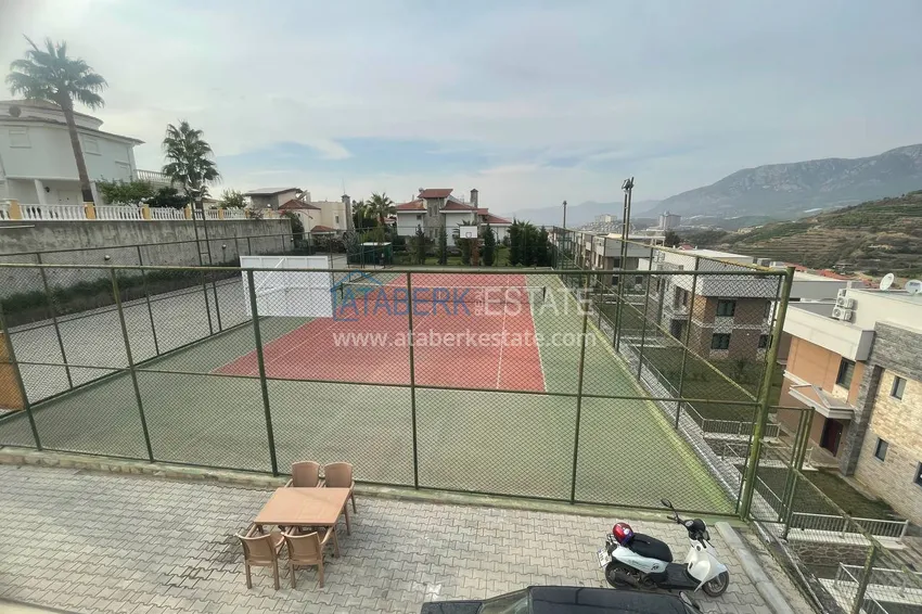 Semi-detached two-level villa with furniture and garden in Kargicak, Alanya 7 