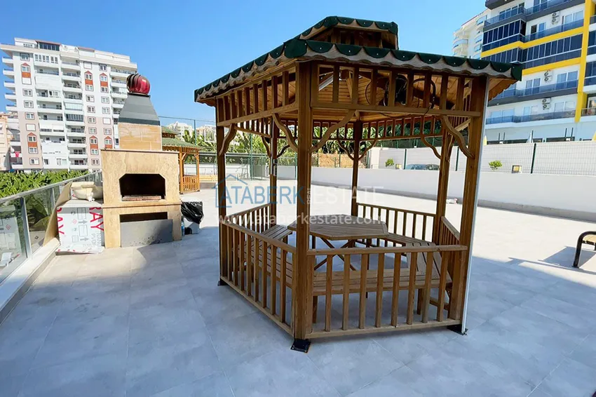 1+1 apartment in Mahmutlar with furniture and mountain views 6 