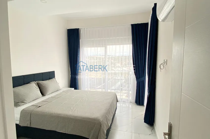 Purchase  Furnished 1+1 apartment for rent in Alanya, Avsallar district No. 81 8 