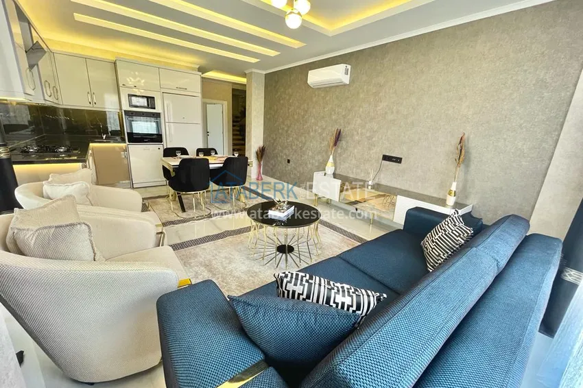 Purchase Garden duplex with modern interiors in a new residential complex, Oba district, Alanya 9 