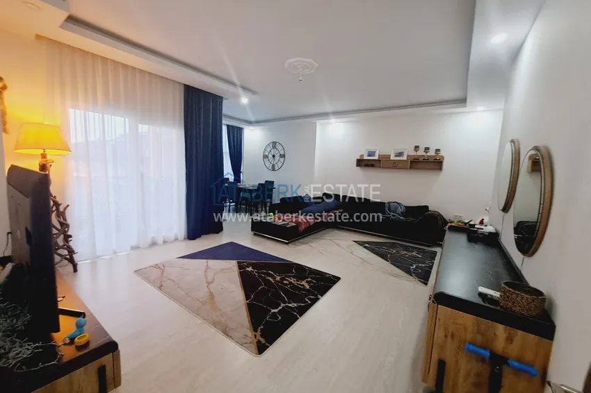 Purchase  Furnished duplex penthouse with separate kitchen in Alanya, Mahmutlar district 8 